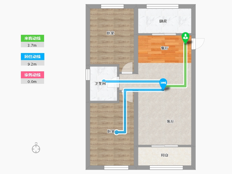 河北省-保定市-香溪美园-53.00-户型库-动静线