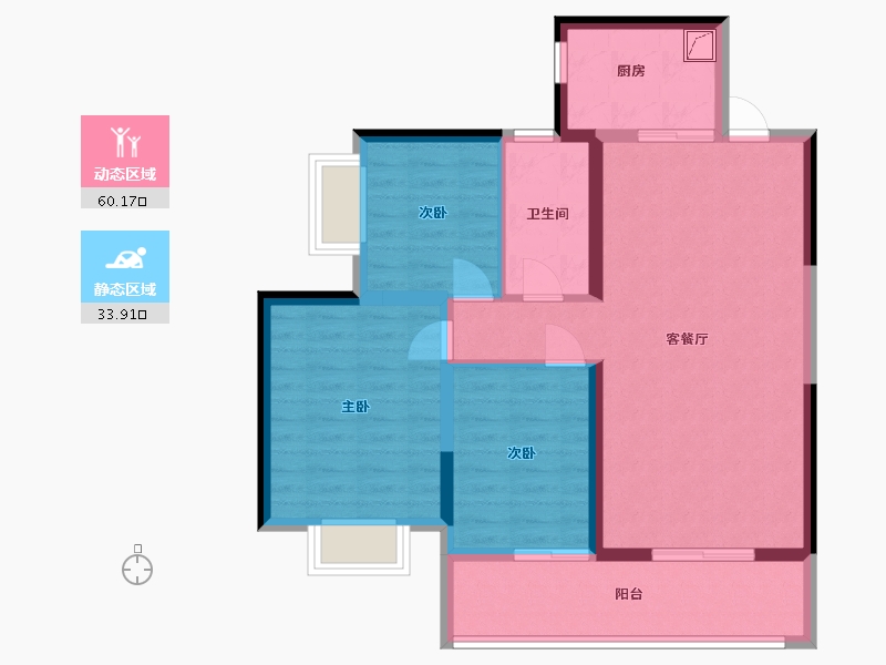 贵州省-贵阳市-保利公园2010-84.00-户型库-动静分区