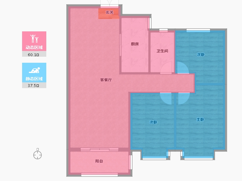 河北省-邢台市-御玺台-89.01-户型库-动静分区