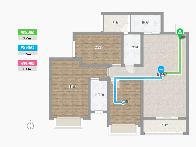 贵州省-贵阳市-修文鹭岛国际-98.92-户型库-动静线