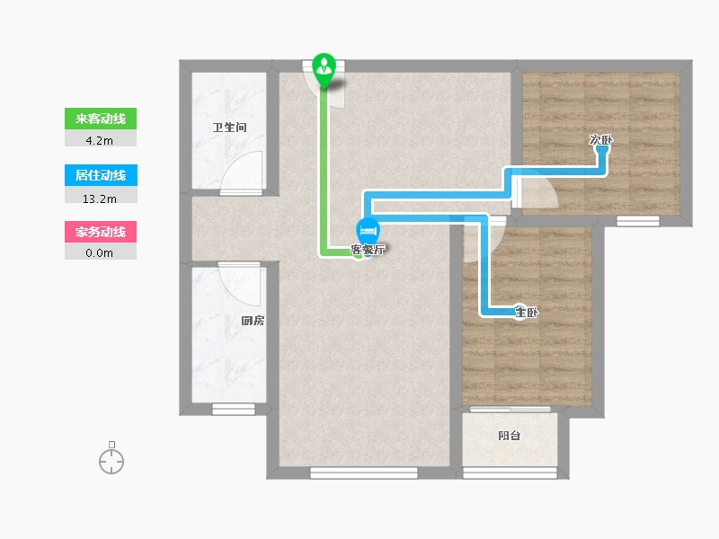 河北省-保定市-隆泽园-71.00-户型库-动静线