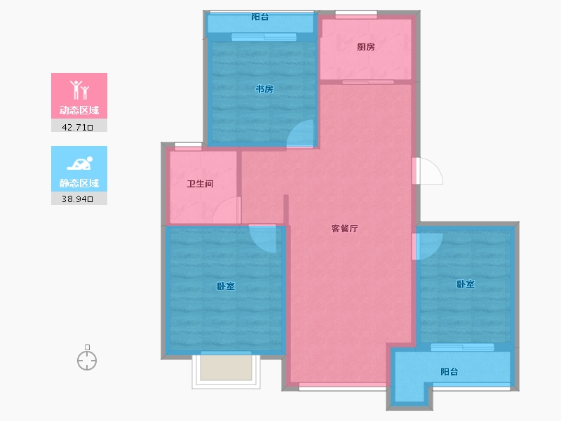 河北省-保定市-印象城滨江悦-73.00-户型库-动静分区