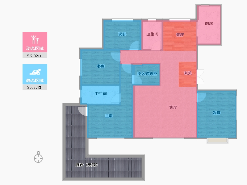 河北省-保定市-易水悦府-120.90-户型库-动静分区