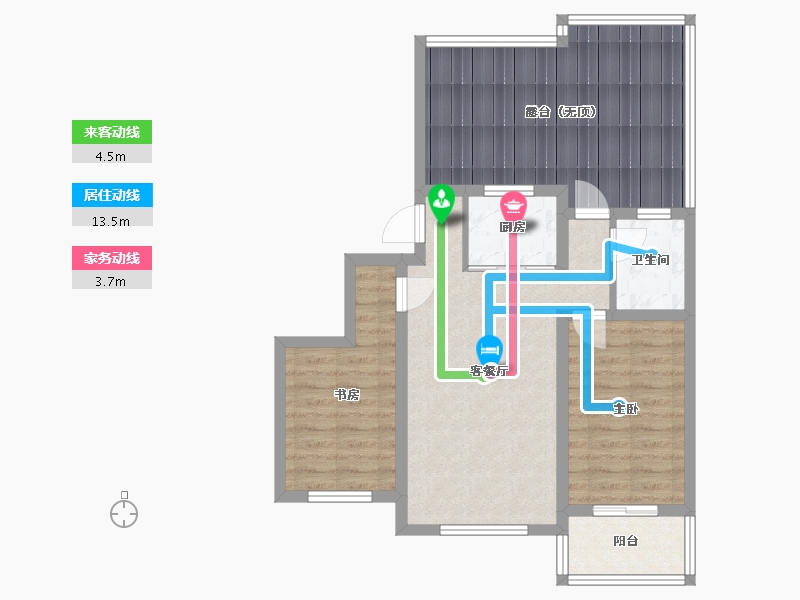 河北省-保定市-中莱景泰家园-80.00-户型库-动静线