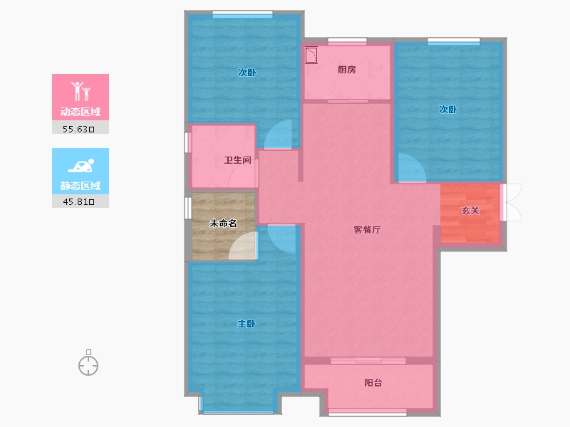 河北省-邢台市-御玺台-96.00-户型库-动静分区