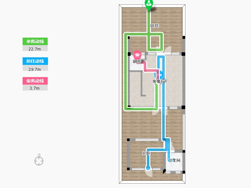 河北省-保定市-恋乡太行水镇民宿区-91.82-户型库-动静线