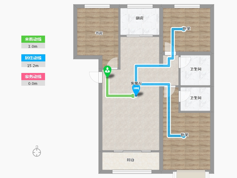 河北省-保定市-鹏渤印象城-82.00-户型库-动静线