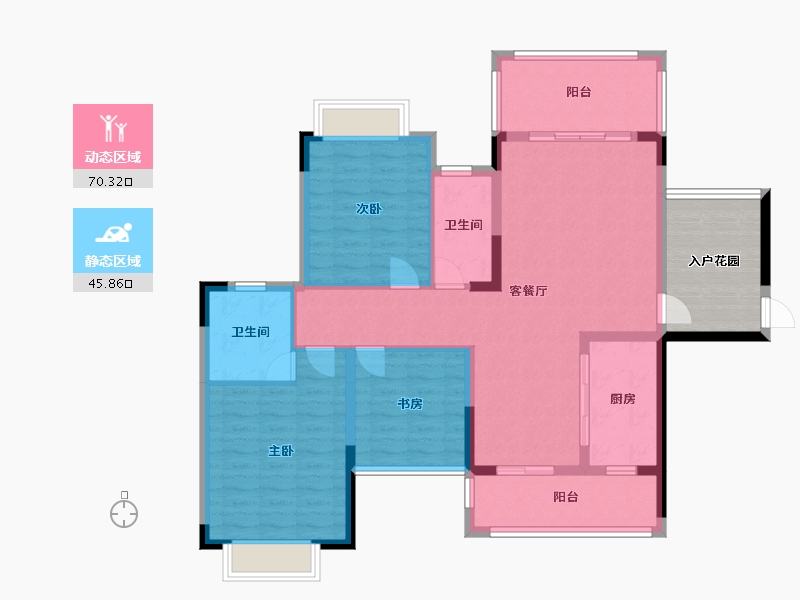 广西壮族自治区-桂林市-东舜状元世家-113.05-户型库-动静分区