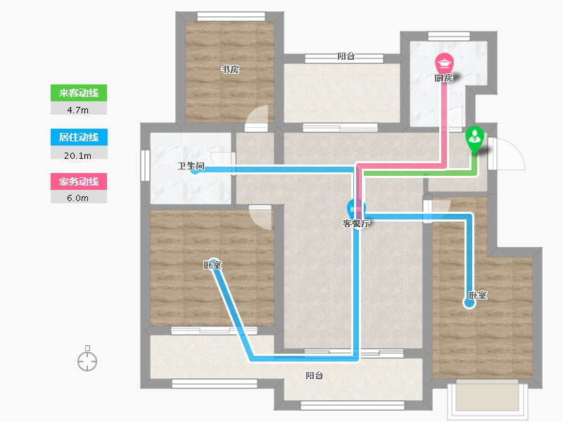 河北省-保定市-印象城滨江悦-76.92-户型库-动静线