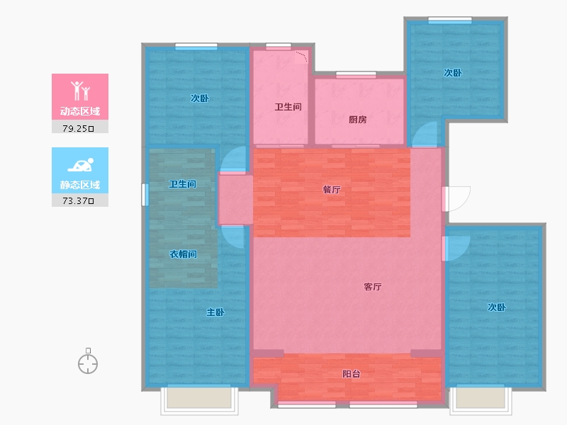 河北省-保定市-尚熙城-139.37-户型库-动静分区