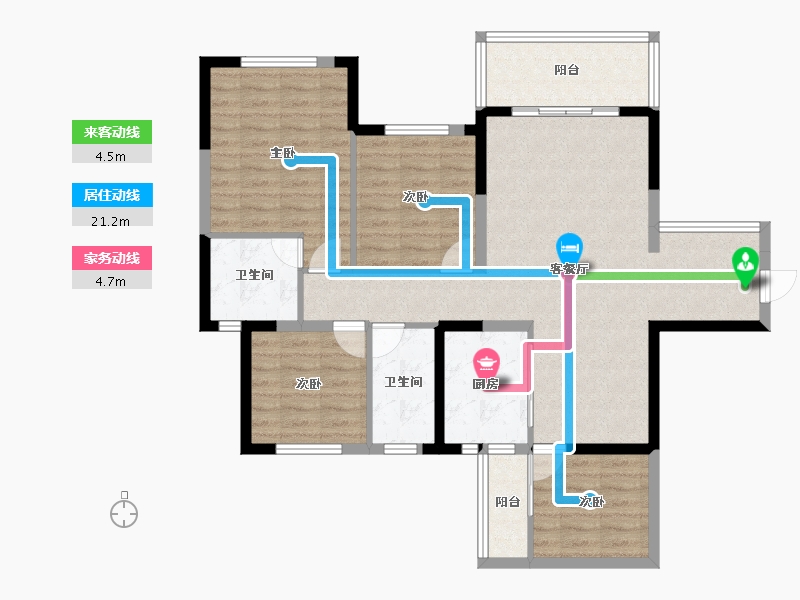 四川省-成都市-瀚城绿洲-102.78-户型库-动静线