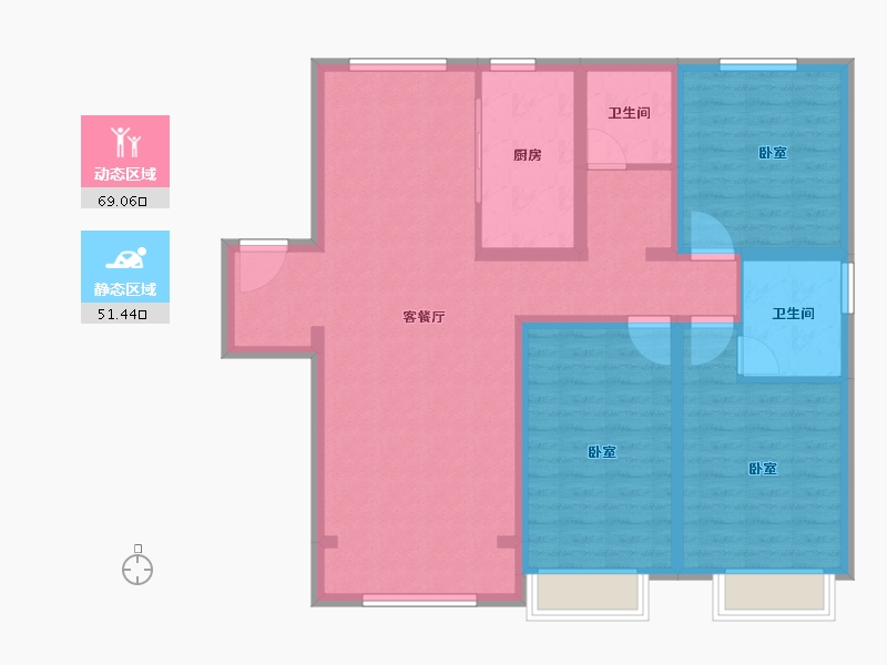 河北省-保定市-尚熙城-108.00-户型库-动静分区