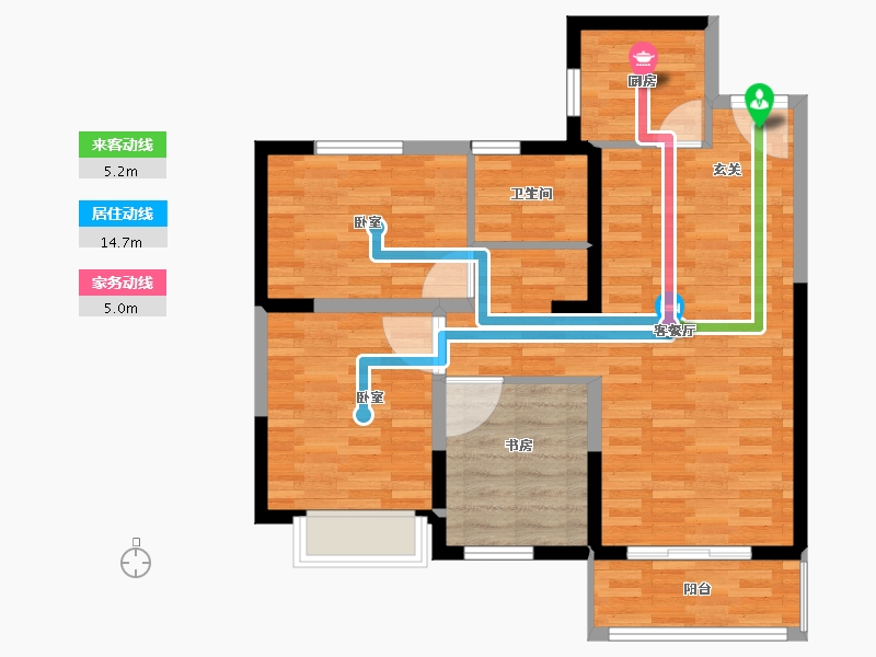 河北省-保定市-上河天著-79.00-户型库-动静线