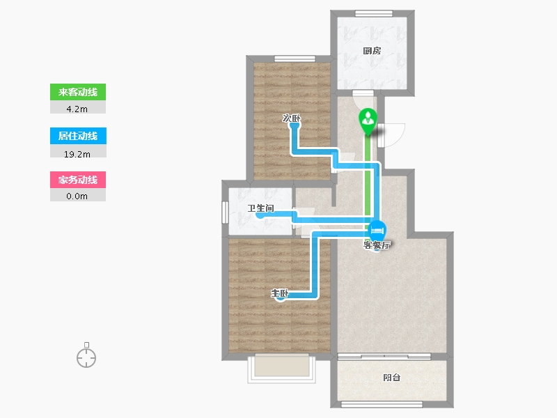 河北省-保定市-鹏润原著-76.00-户型库-动静线