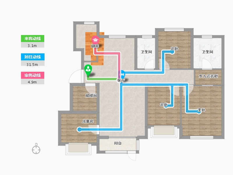 河北省-保定市-首衡熙悦府-112.01-户型库-动静线