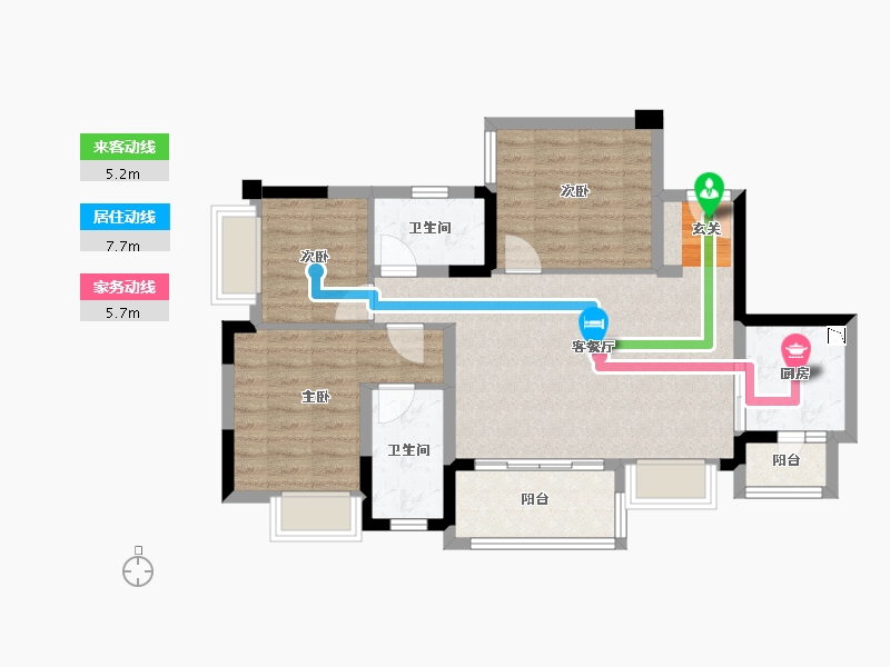 四川省-成都市-蓝光长岛城-78.23-户型库-动静线