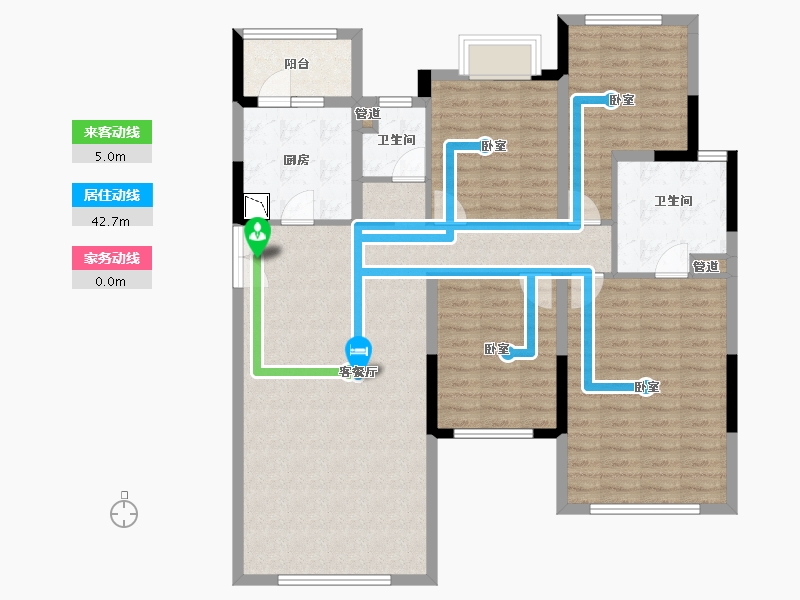 四川省-成都市-阳光城半山悦-118.57-户型库-动静线