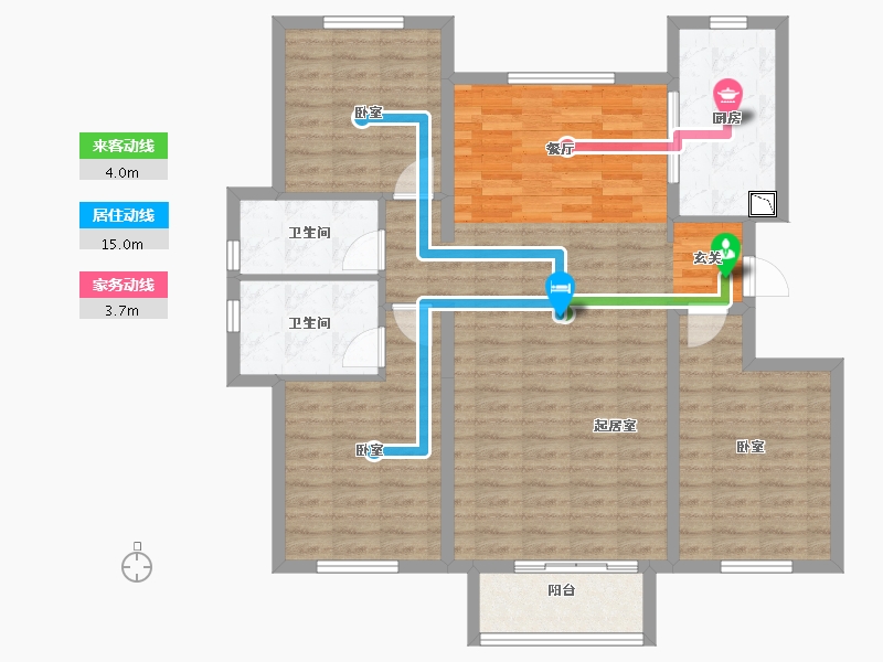 河北省-保定市-香溪美园-107.00-户型库-动静线