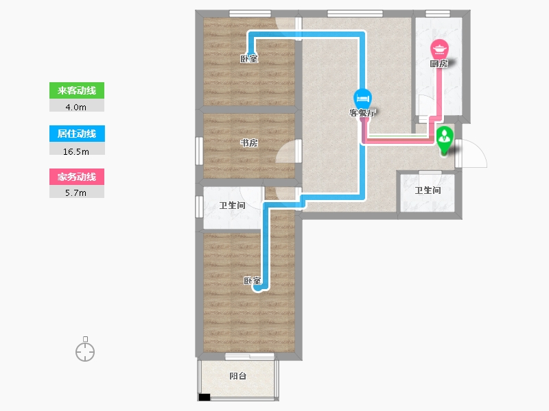 河北省-邢台市-全都城悦府-71.36-户型库-动静线