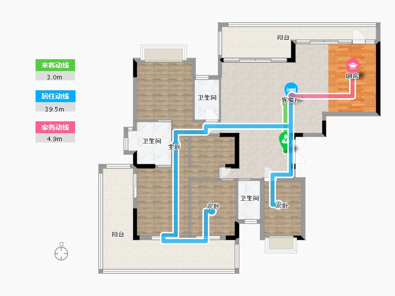 贵州省-贵阳市-贵高速花溪26°-165.99-户型库-动静线