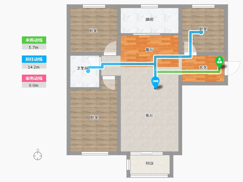 河北省-保定市-香溪美园-95.00-户型库-动静线