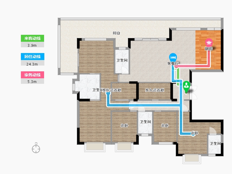 贵州省-贵阳市-贵高速花溪26°-194.47-户型库-动静线