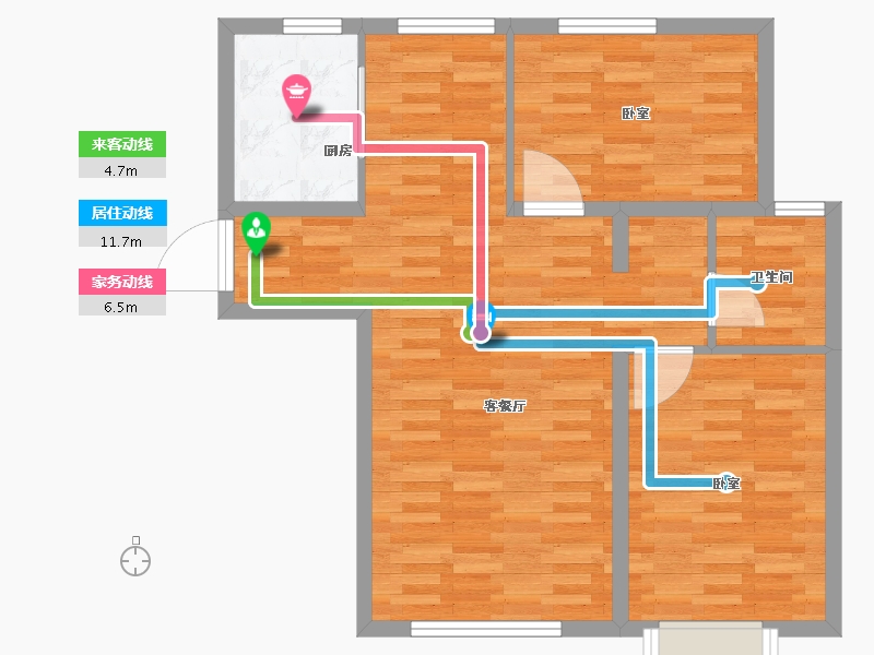 河北省-保定市-三利中和城-73.88-户型库-动静线