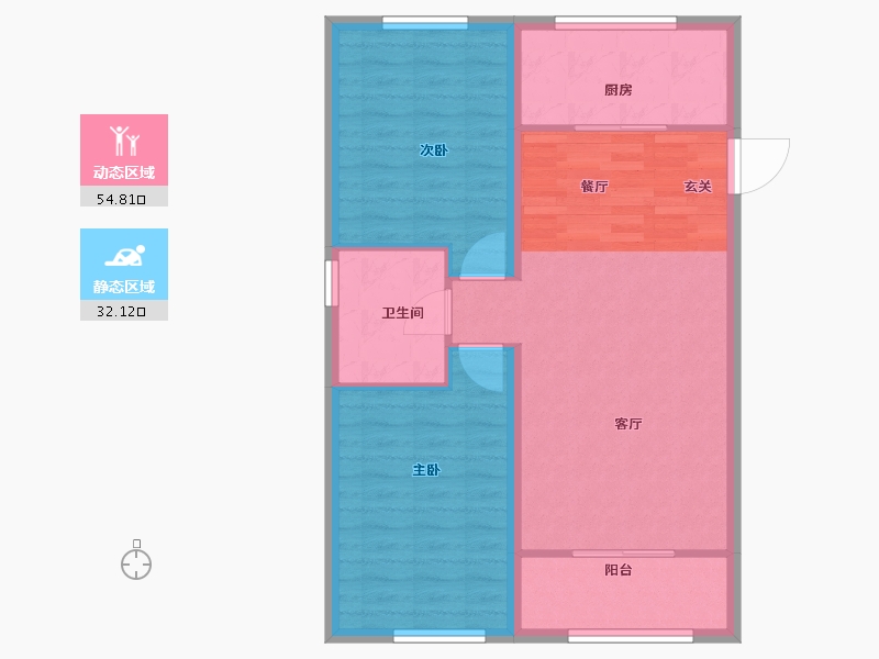 河北省-保定市-香溪美园-79.00-户型库-动静分区