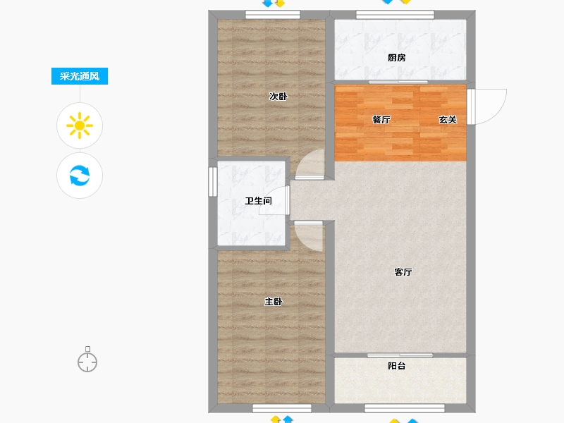 河北省-保定市-香溪美园-79.00-户型库-采光通风