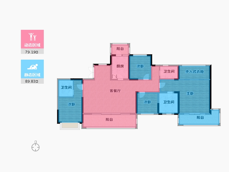 四川省-成都市-阳光城檀悦-150.65-户型库-动静分区