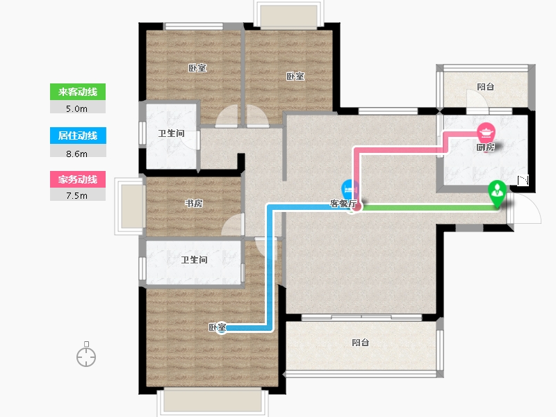 河北省-邯郸市-恒大绿洲-120.01-户型库-动静线