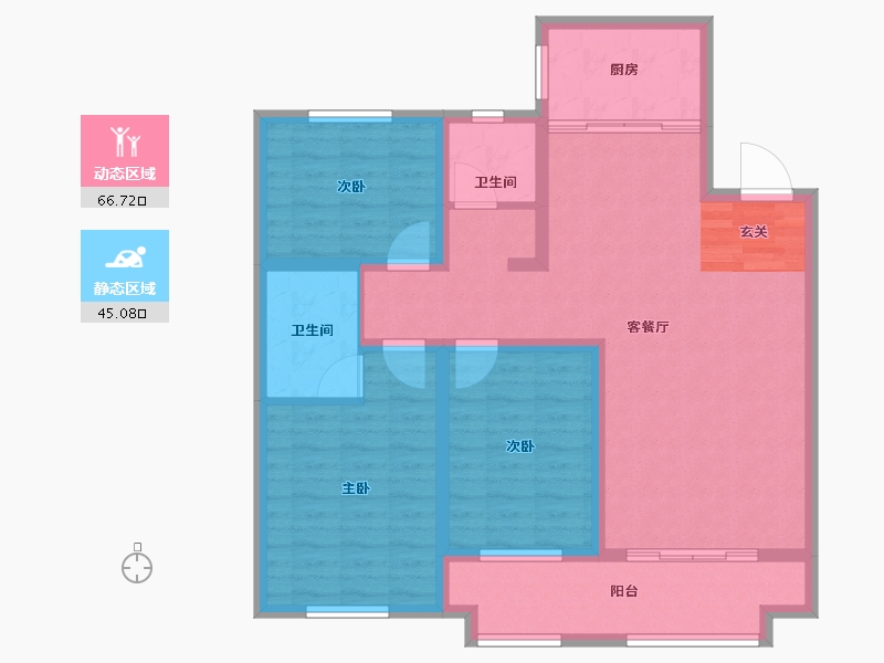 河北省-邢台市-领世中央公园-100.00-户型库-动静分区