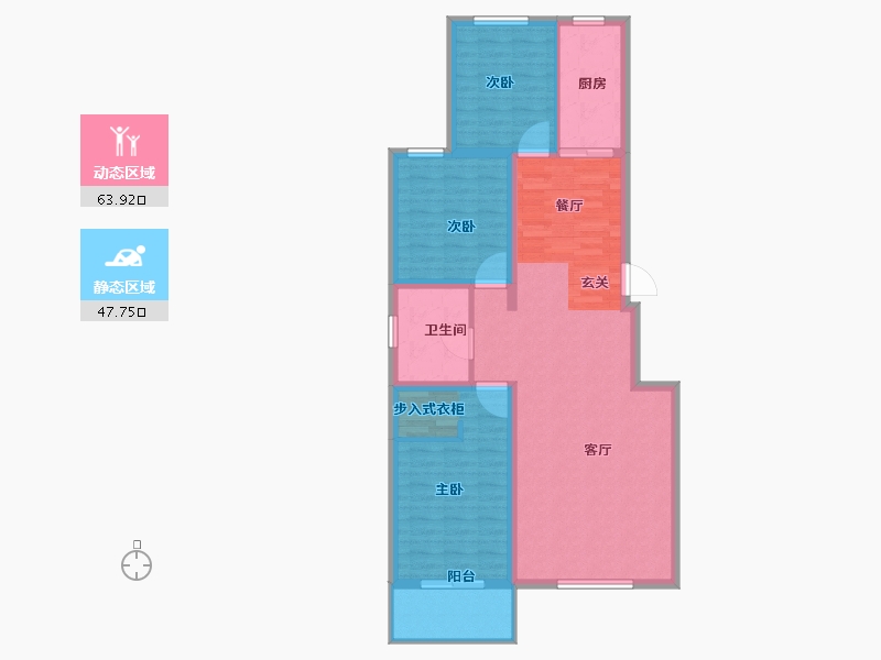 河北省-保定市-长城家园南区-101.00-户型库-动静分区