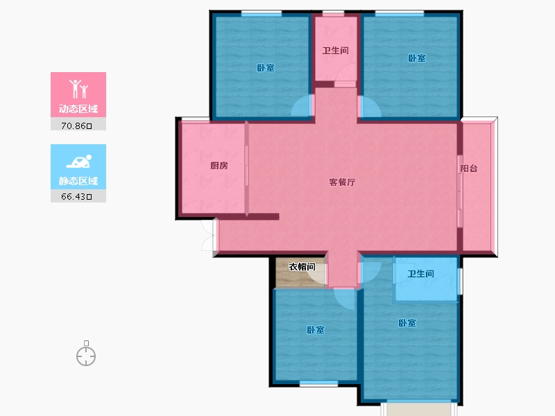 河北省-邯郸市-远邦花园-126.00-户型库-动静分区