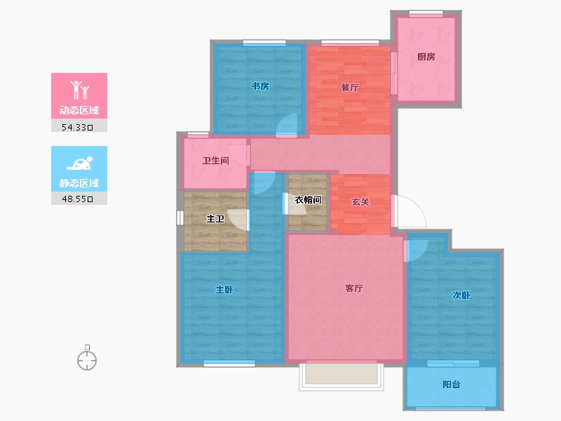 河北省-保定市-万象花郡-100.00-户型库-动静分区