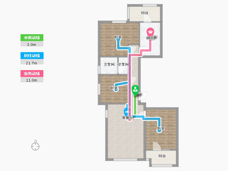 河北省-沧州市-贻成·御景狮城-93.00-户型库-动静线