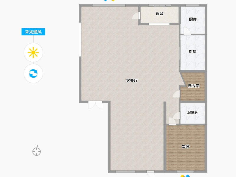 河北省-保定市-天业悦山湖-216.06-户型库-采光通风