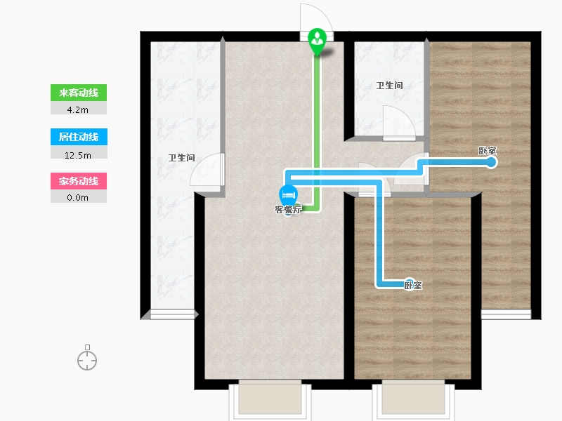 河北省-保定市-太阳城-69.24-户型库-动静线