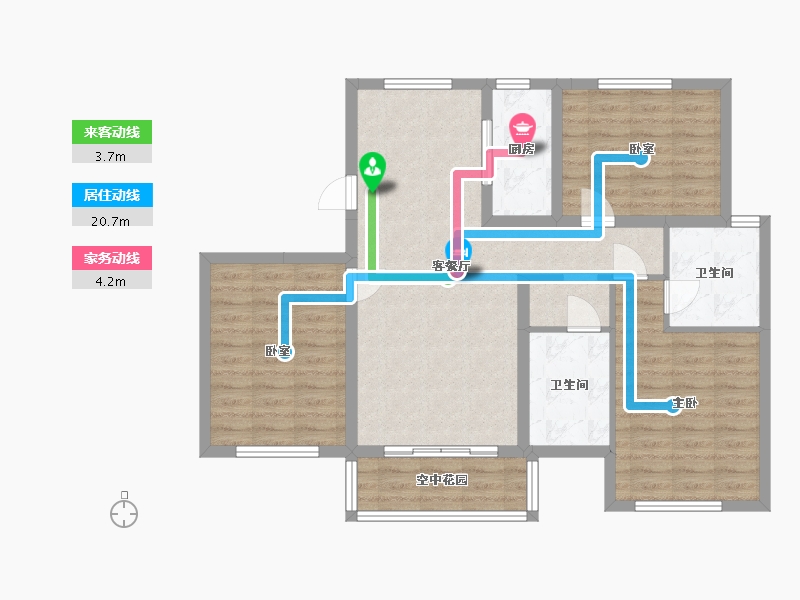 山西省-太原市-悦唐·慧和郡-94.14-户型库-动静线