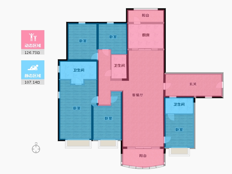 山西省-太原市-太原星河湾5号园-212.00-户型库-动静分区