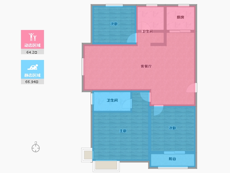 河北省-承德市-丽景华庭二期-118.39-户型库-动静分区