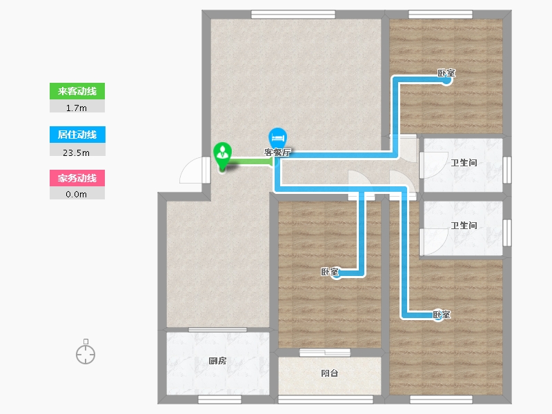 河北省-沧州市-润森紫御府-97.80-户型库-动静线