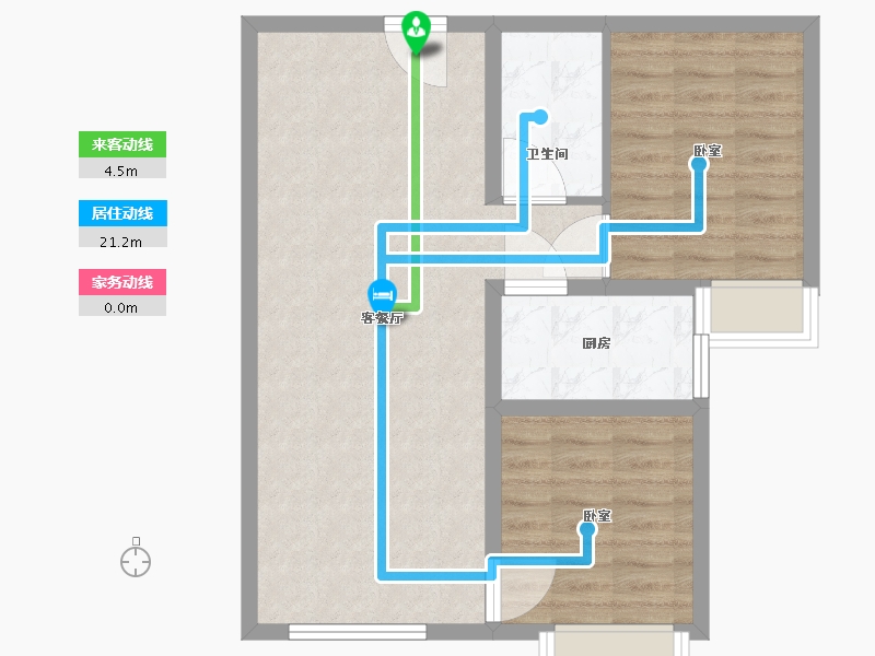 河北省-廊坊市-金海滨河城-68.31-户型库-动静线