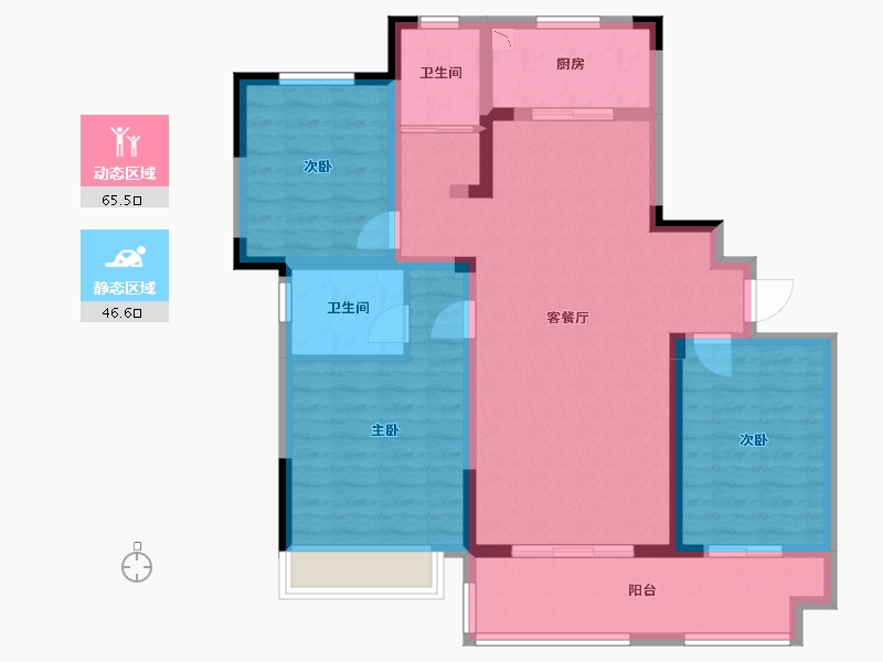 安徽省-池州市-国购名城-100.00-户型库-动静分区