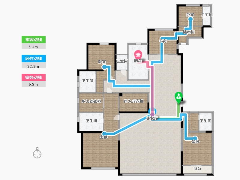 山西省-太原市-润景•园著-304.06-户型库-动静线