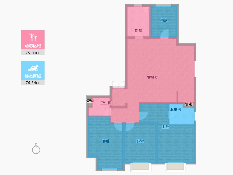 山西省-太原市-海尔产城创国际广场-138.00-户型库-动静分区