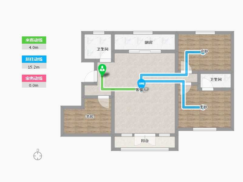 河北省-承德市-文博园-84.03-户型库-动静线