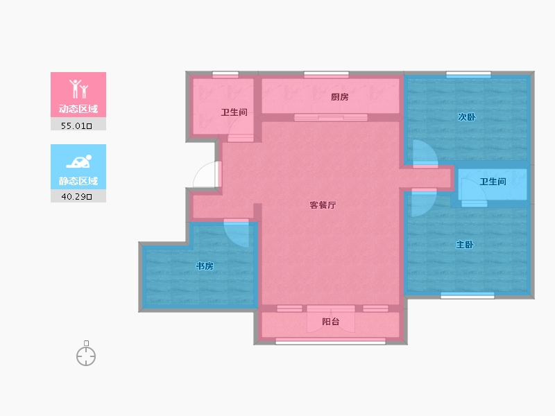 河北省-承德市-文博园-84.03-户型库-动静分区