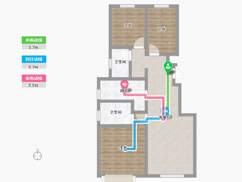 河北省-承德市-承德铂悦澜山-82.00-户型库-动静线