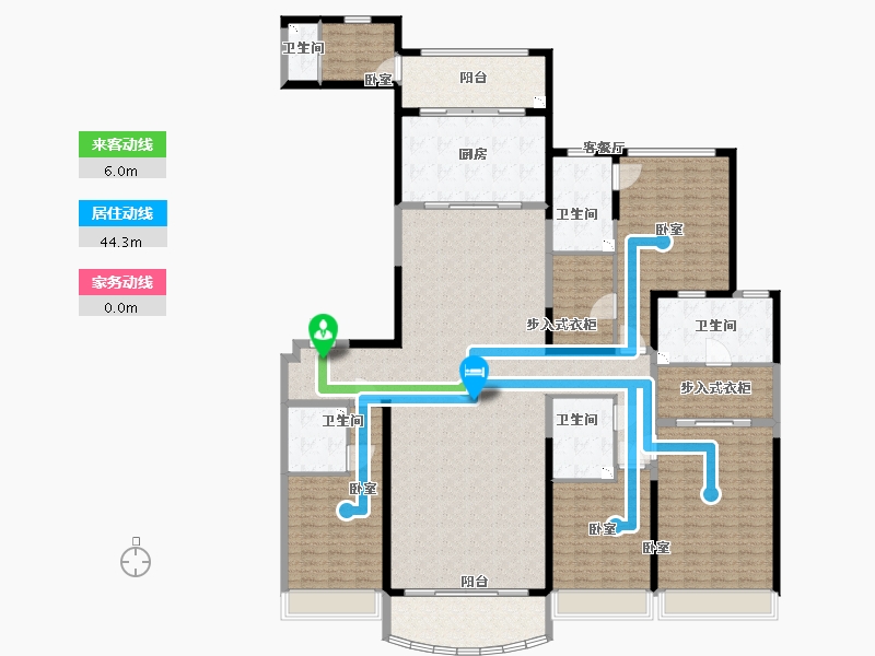 山西省-太原市-太原星河湾5号园-240.00-户型库-动静线